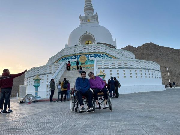 Life is a collection of experiences- An inspiring story of a specially abled couple’s travel to Ladakh